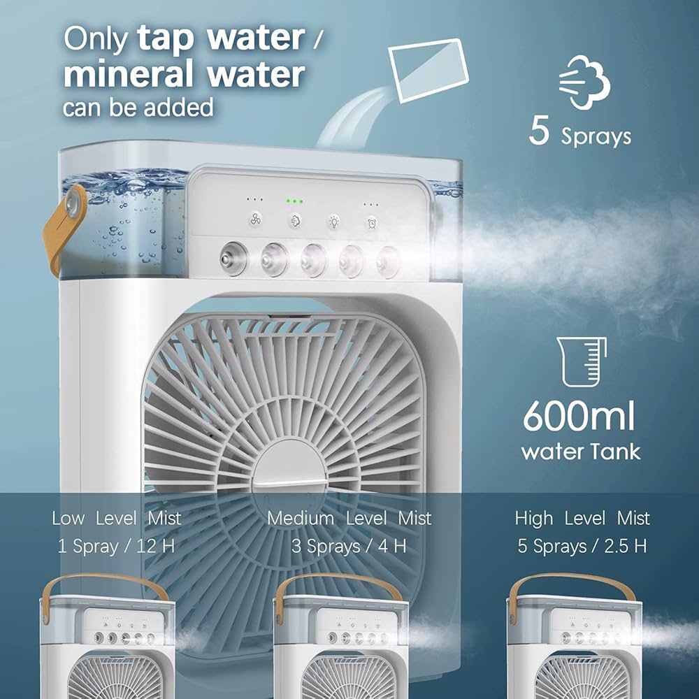 Portable Steam Cooler Fan